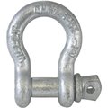 Fehr 38 Anchor Shackle, 38 in Trade, 075 ton Working Load, Commercial Grade, Steel, Galvanized 44628